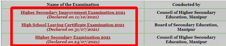 मणिपुर बोर्ड 10वीं व 12वीं का रिजल्ट आसानी से यहाँ ऑनलाइन चेक करे