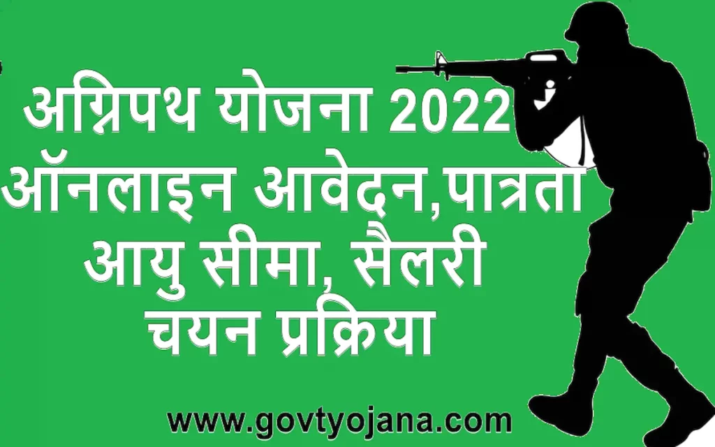 अग्निपथ योजना 2023 ऑनलाइन आवेदन पात्रता आयु सीमा सैलरी और चयन प्रक्रिया Agnipath Yojana 2023