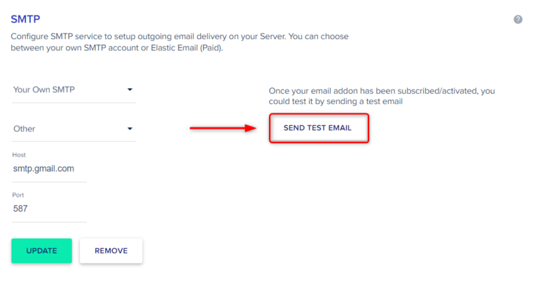 Cloudways SMTP Setup