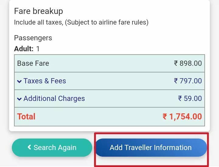 flight ticket booking