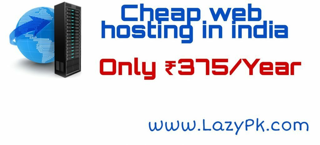 Cheap web hosting in India