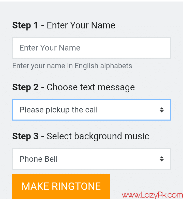 Name Ringtone Maker के बारे में तो आप सभी ने सुना ही होगा , Name Ringtone Maker एक एप्पलीकेशन है जिसकी मदद से हम Apne Naam Ki Ringtone Bana सकते है ।