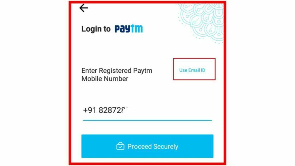 Paytm Password Recover 3