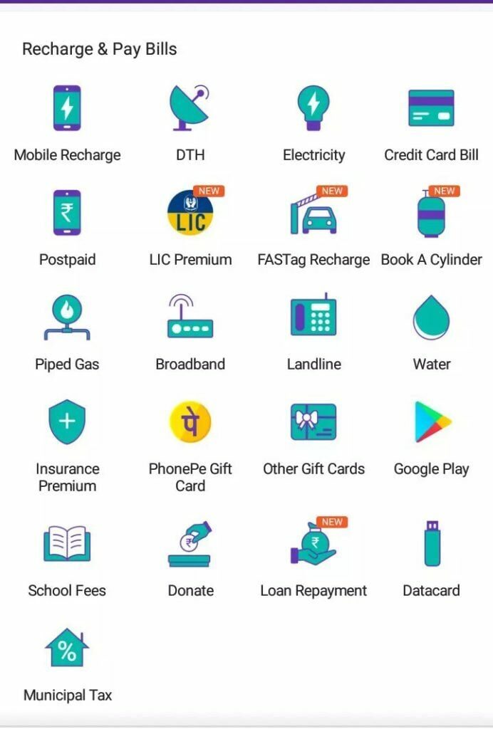 PhonePe HomePage