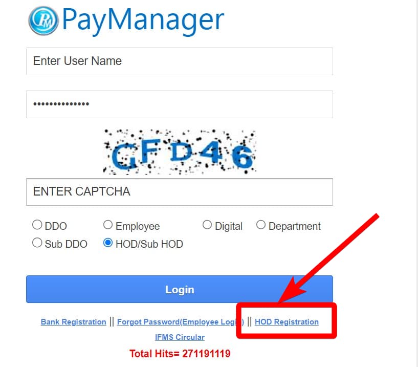 PayManager HOD Registration Process