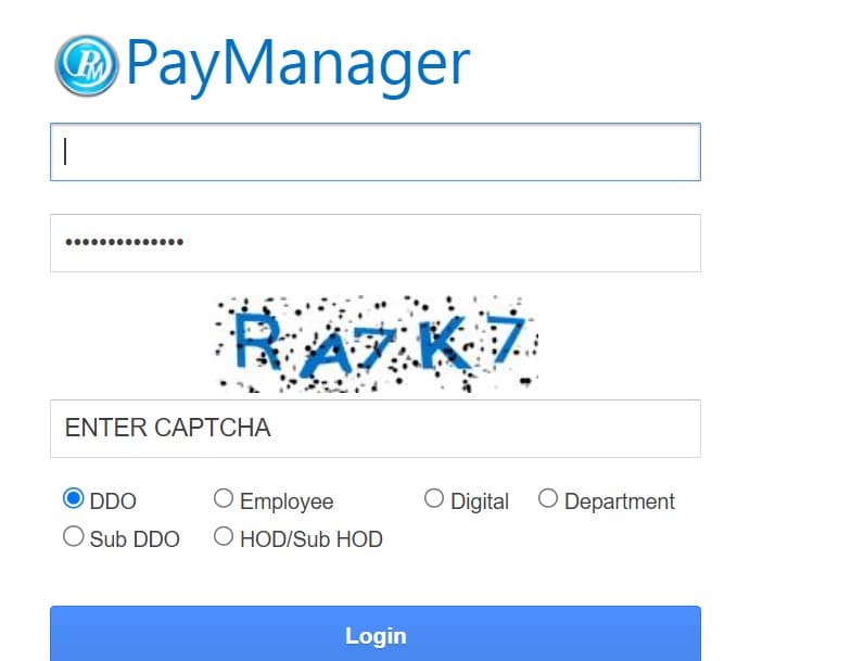 Rajasthan PayManager Portal